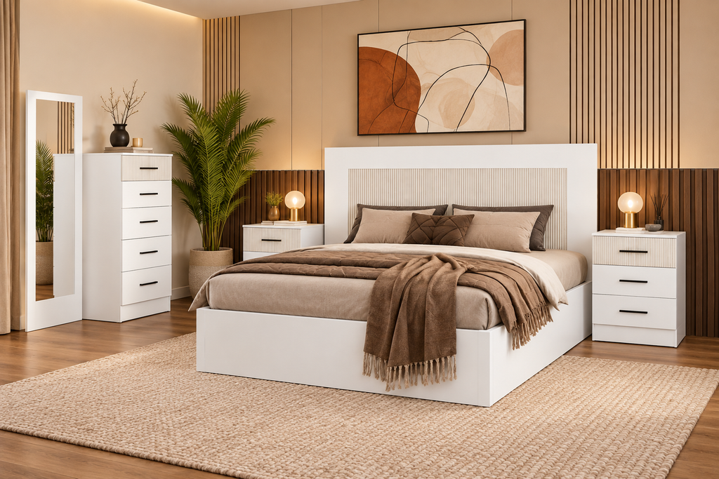 Dormitorio Matrimonio Completo Blanco