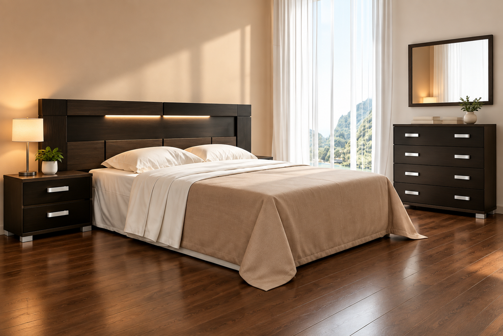 Dormitorio Completo Wengué