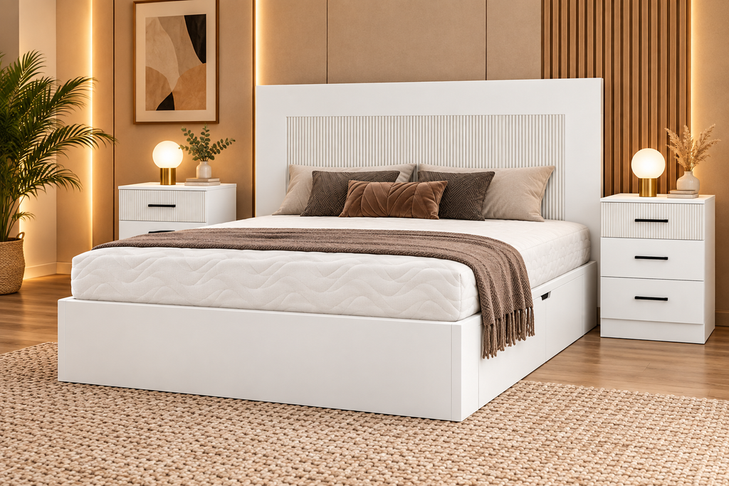 Dormitorio Matrimonio Completo Blanco